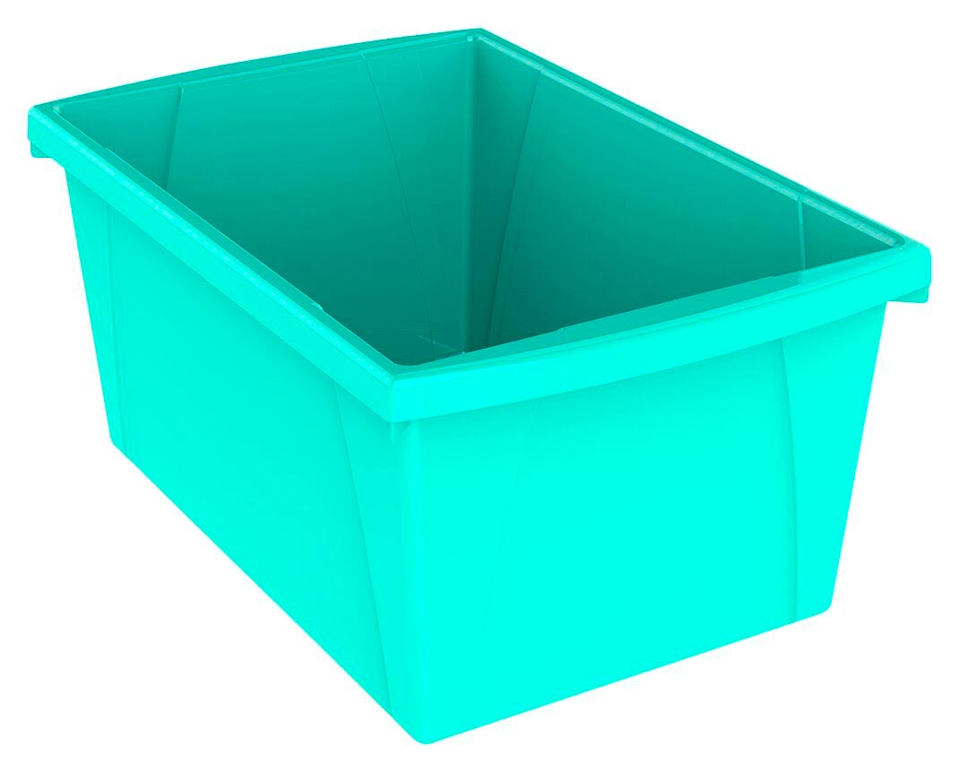 STORAGE BINS 5.5 GALLON MEDIUM TEAL