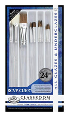 BRUSH PAINT SOFT NATURAL CLEAR CHOICE CERAMIC VALUE SET OF 24