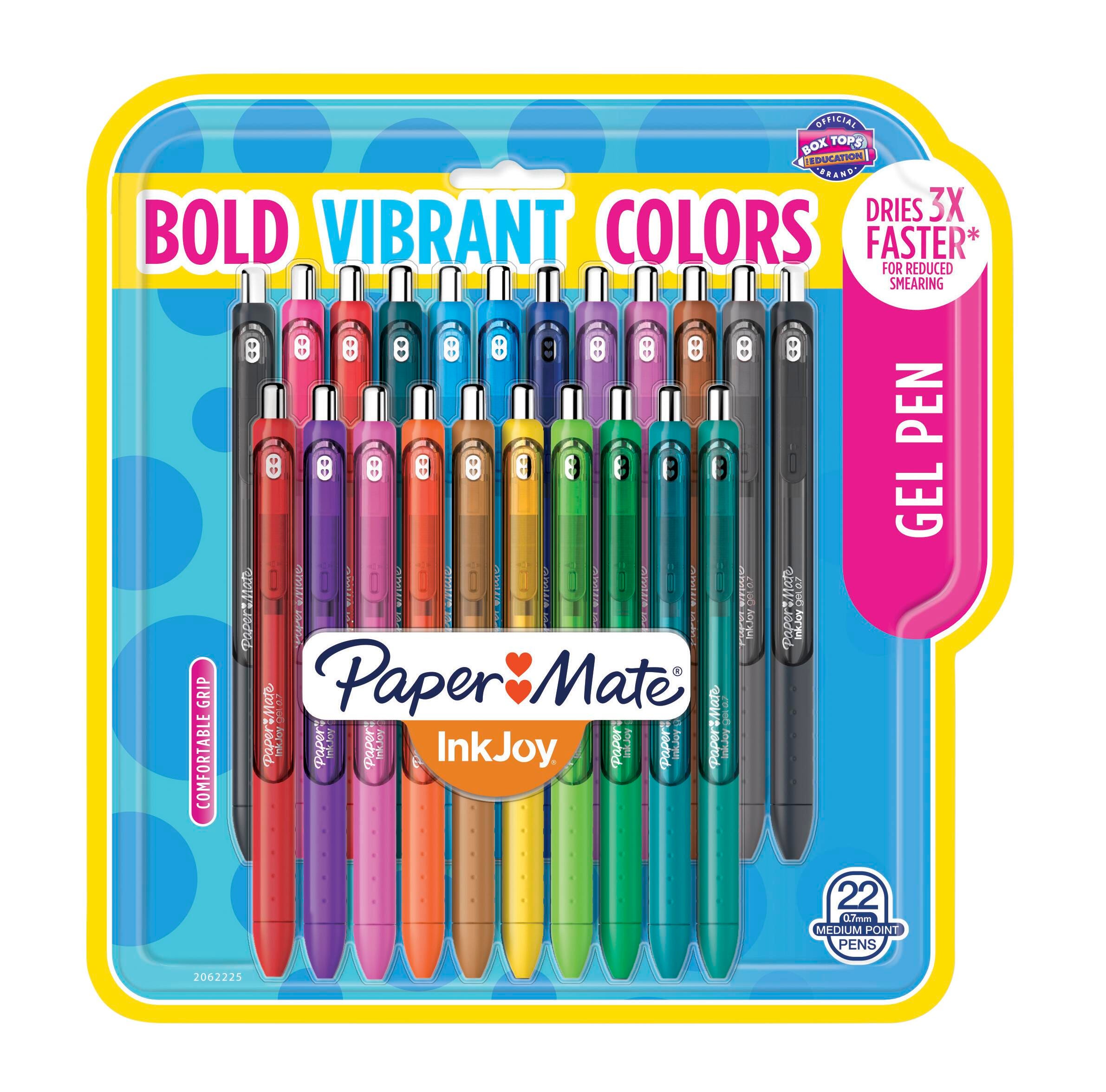 PEN PAPERMATE INKJOY GEL 600RT 0.7MM ASST SET OF 22