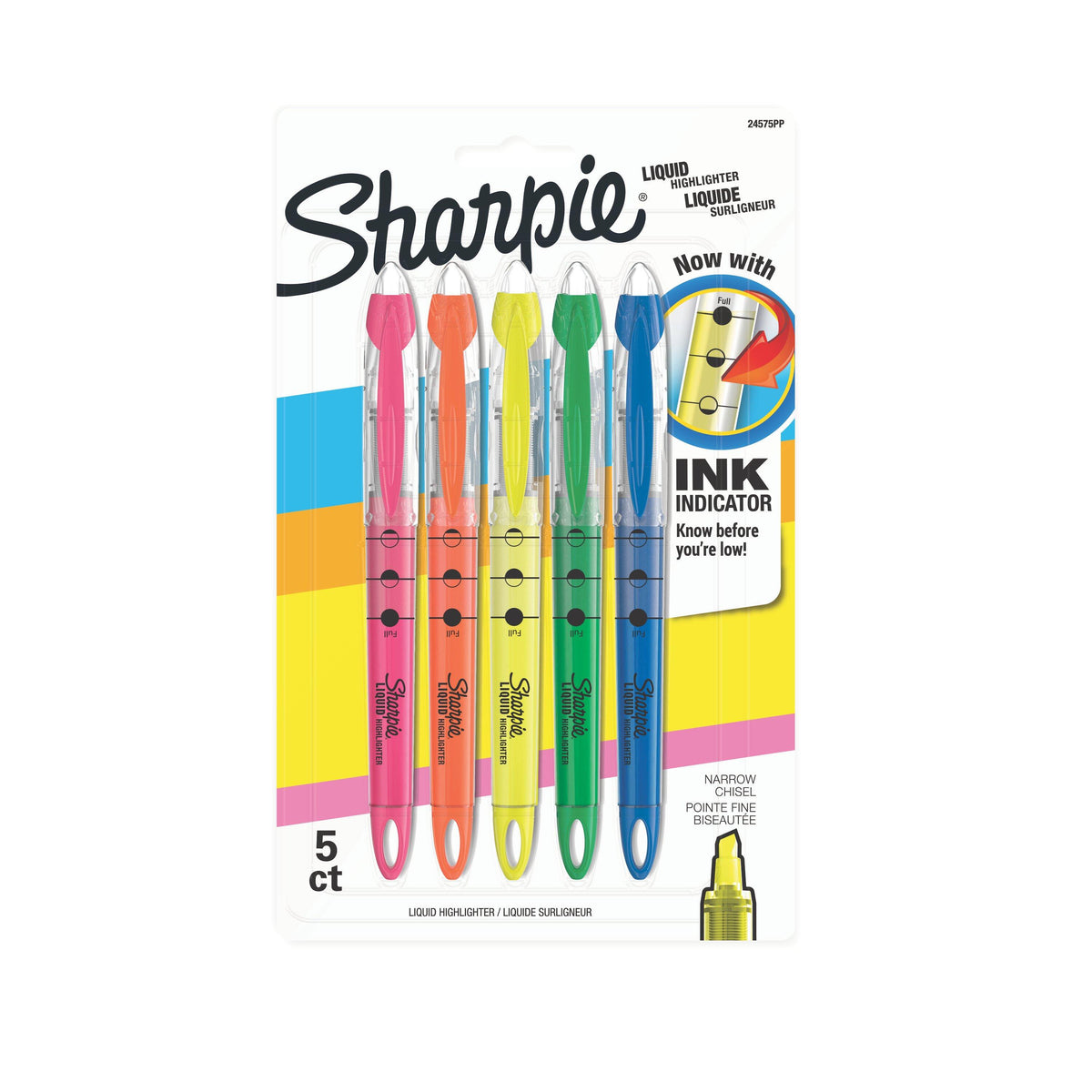 HIGHLIGHTER SHARPIE LIQUID SET OF 5