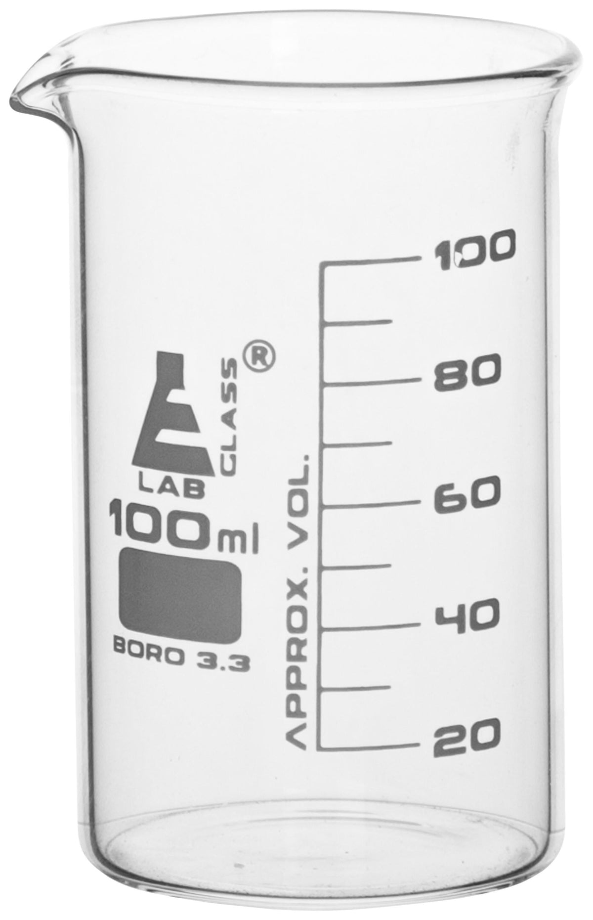 BEAKER GLASS TALL FORM 100ML