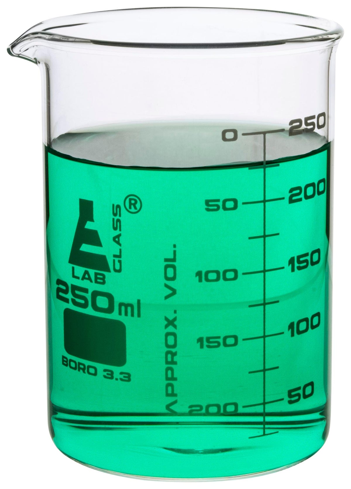 BEAKER BOROSILICATE GLASS ASTM 250ML