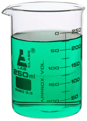 BEAKER BOROSILICATE GLASS ASTM 250ML