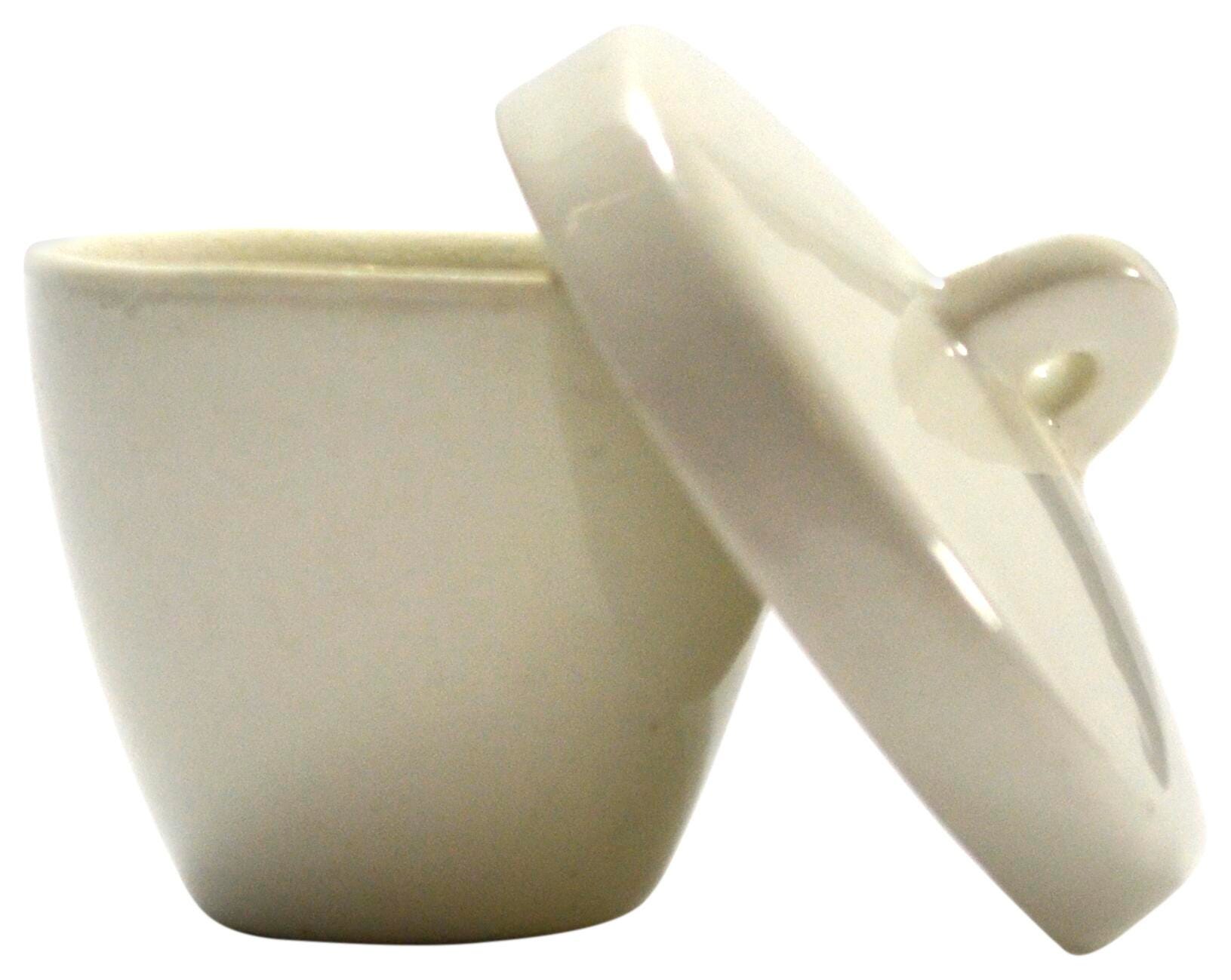 CRUCIBLE TALL FORM W/ LID 10ML 10PK