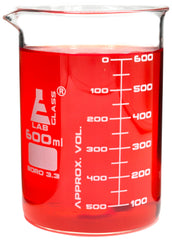 BEAKER BOROSILICATE GLASS ASTM 600ML