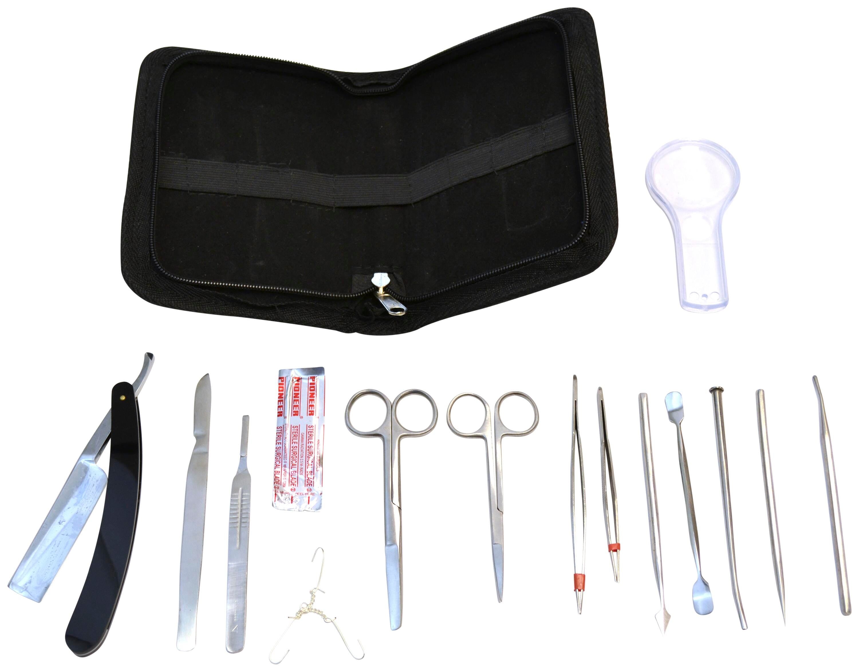 SET DISSECTION STEEL 14 INSTRUMENTS