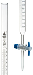 BURETTE GLASS WITH PTFE STOPCOCK 100ML