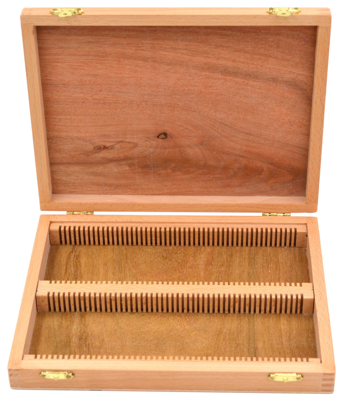 SLIDE BOX WOODEN WITH LATCH 100 SLIDES