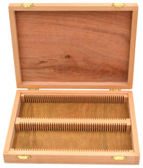 SLIDE BOX WOODEN WITH LATCH 100 SLIDES