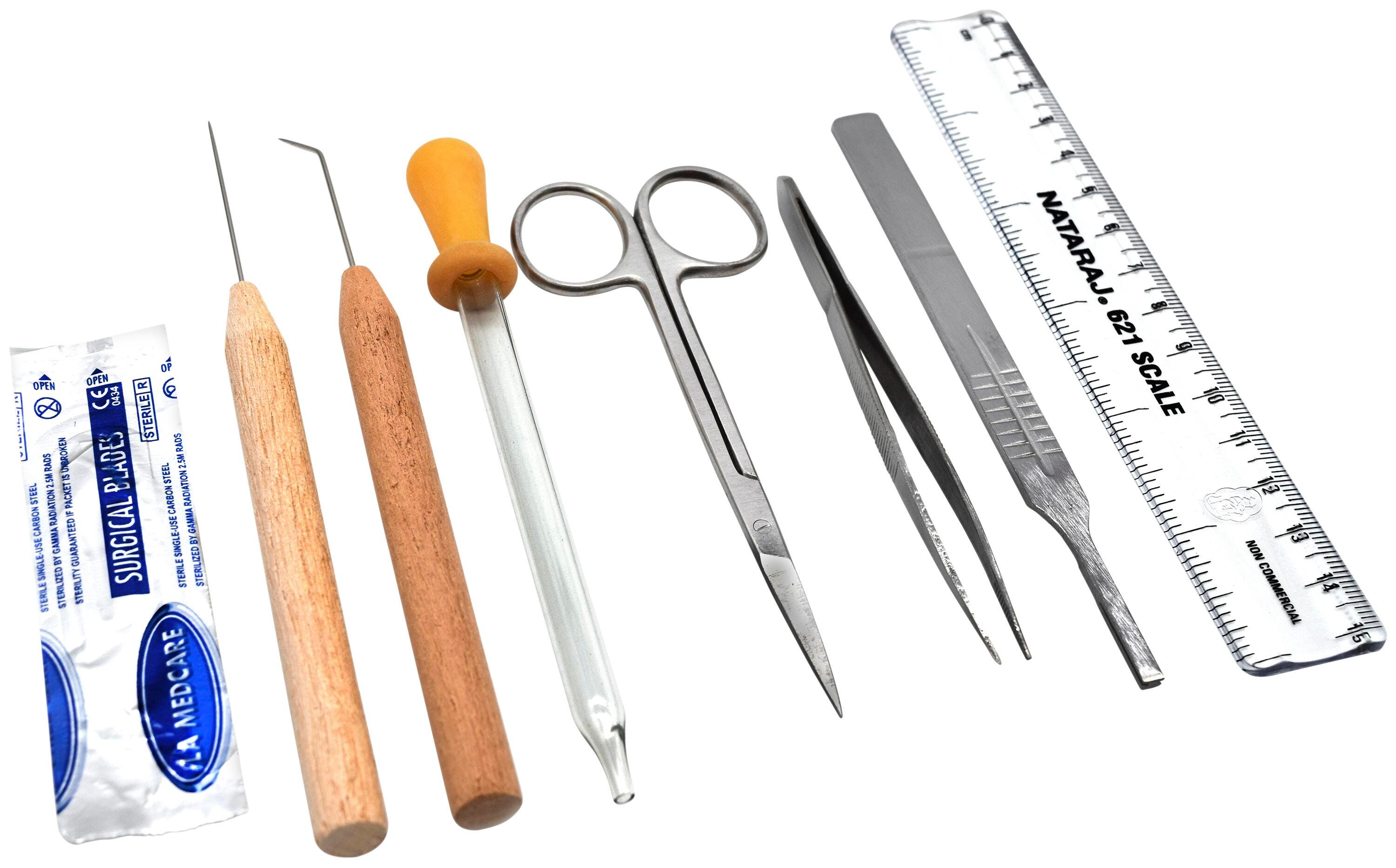 SET DISSECTION 9 INSTRUMENTS WITH CASE