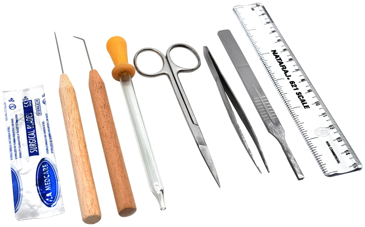 SET DISSECTION 9 INSTRUMENTS WITH CASE