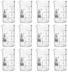 BEAKER GLASS ASTM 30ML 12 PK