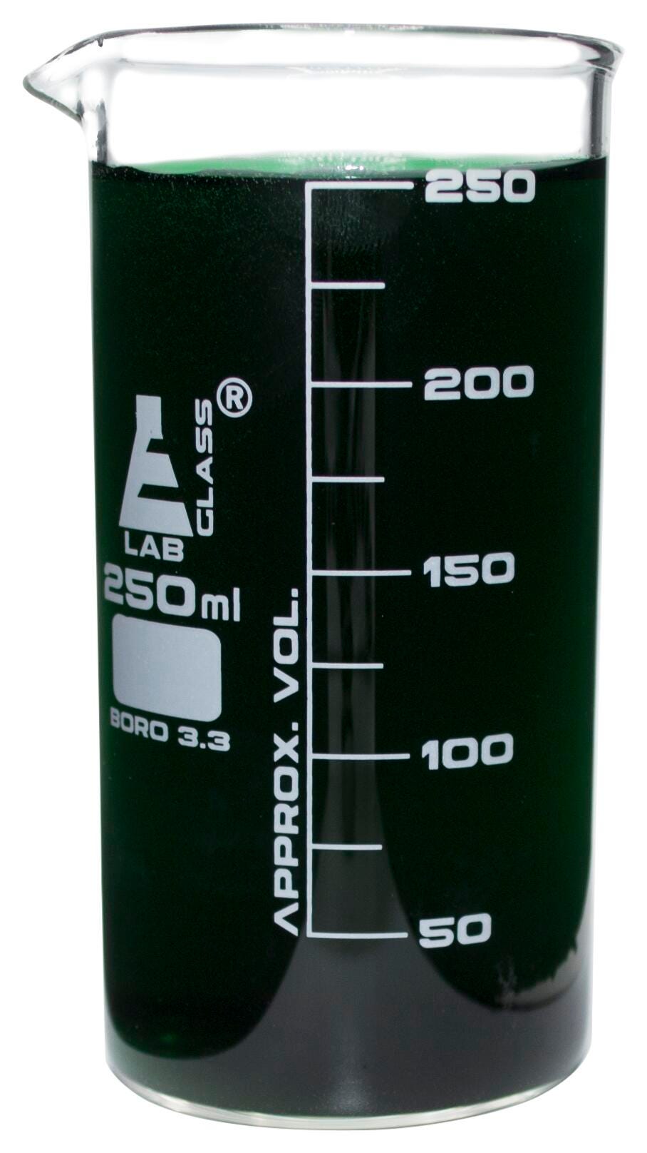 BEAKER GLASS TALL FORM 250ML