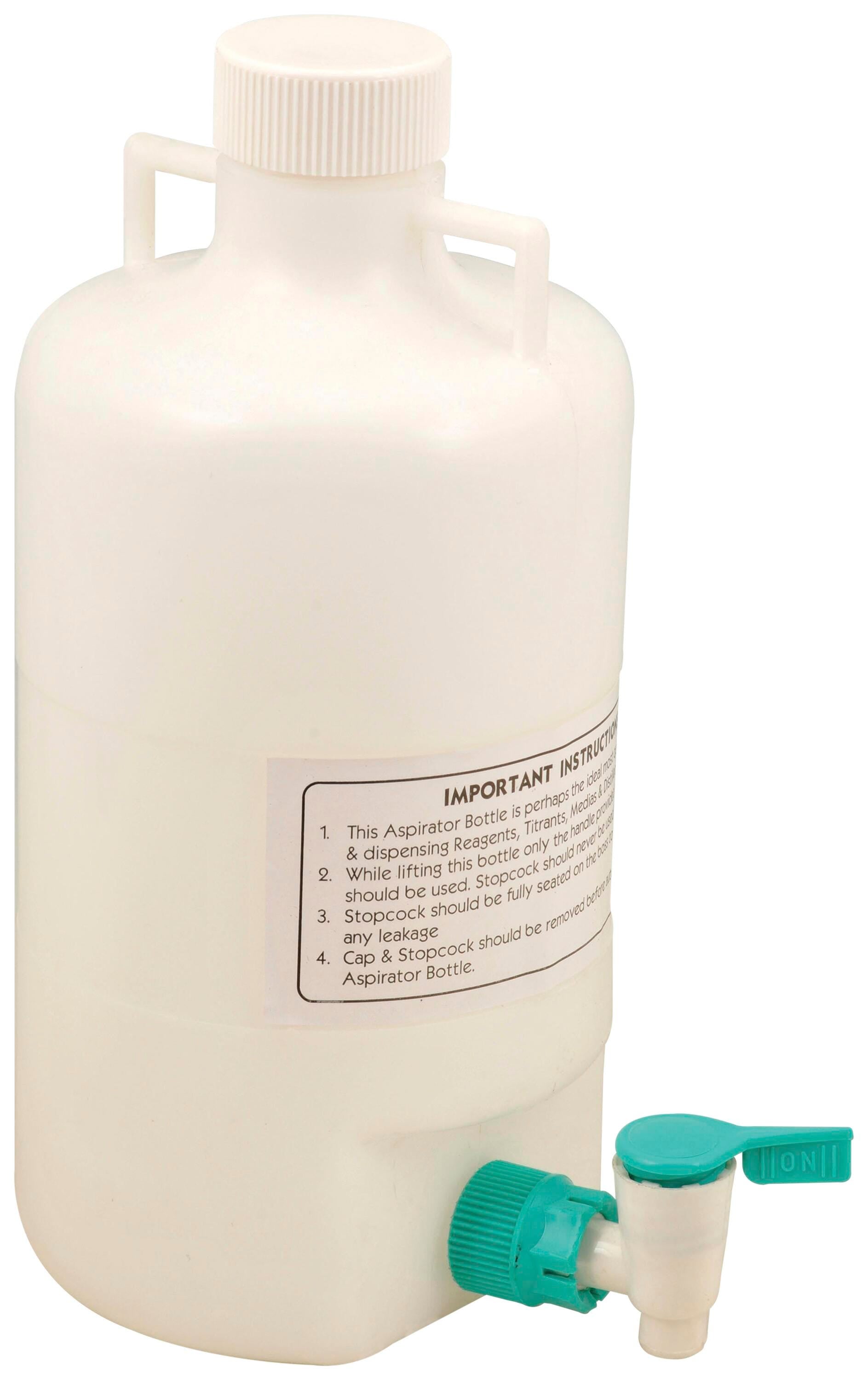 ASPIRATOR BOTTLE POLYPROPYLENE 5 LITER