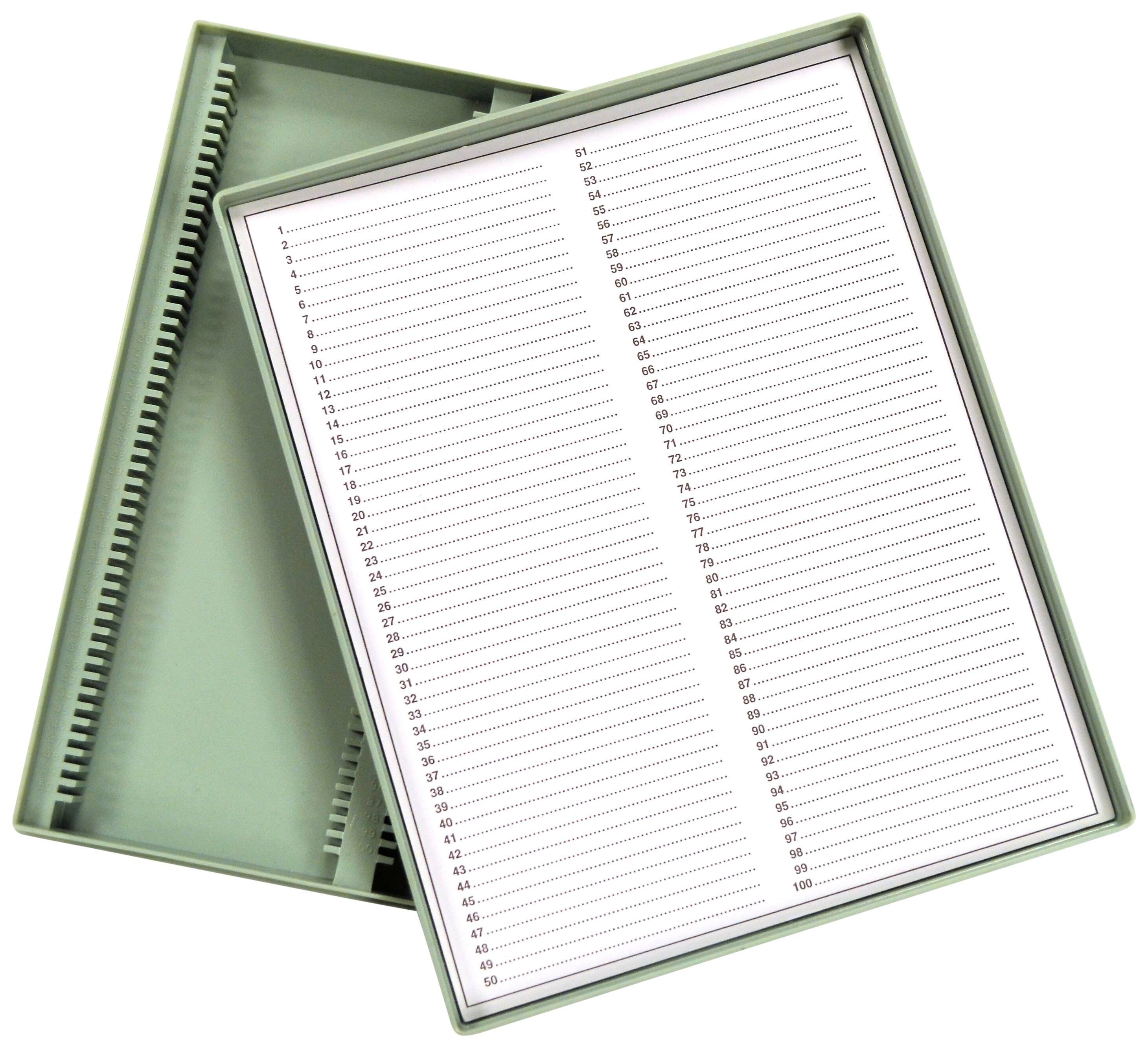 SLIDE BOX POLYSTYRENE 100 SLIDES