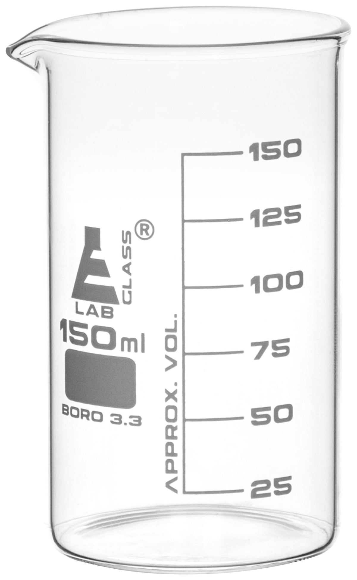 BEAKER GLASS TALL FORM 150ML
