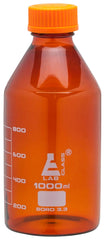 REAGENT BOTTLE W/ CAP 1000ML AMBER