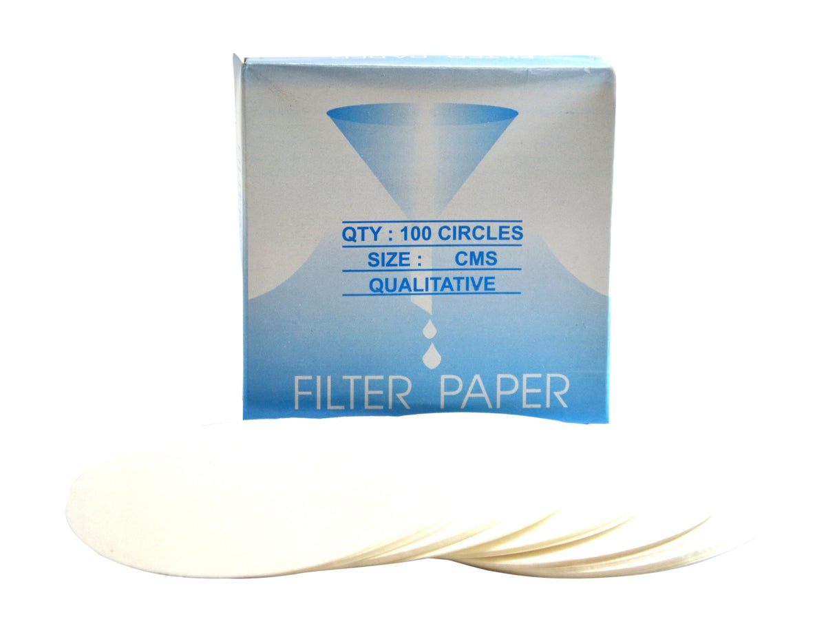 PAPER FILTER QUALITIVE 12.5CM DIA 100PK