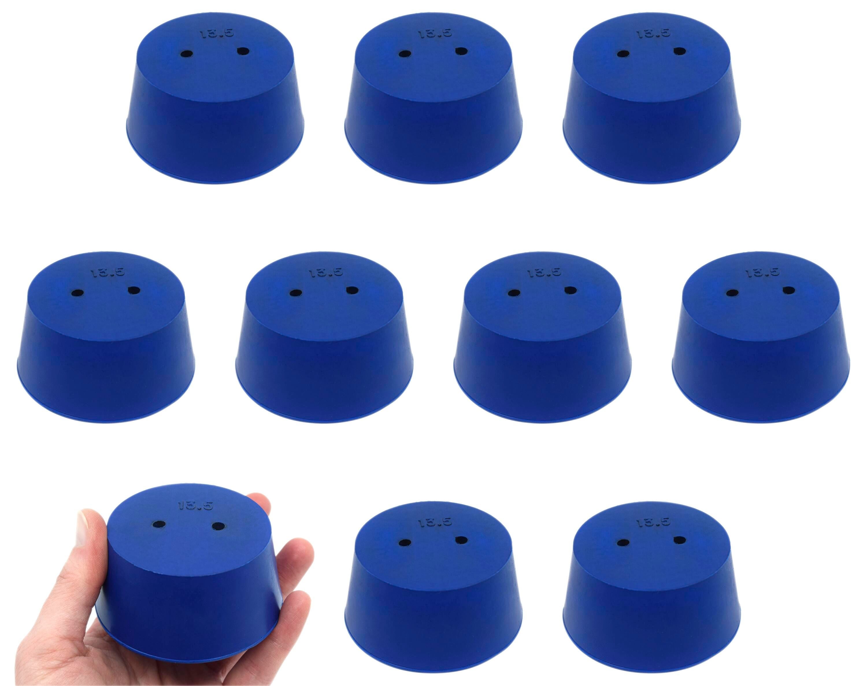 STOPPER NEO 2 HOLE ASTM NUMBER 13.5 10 PK