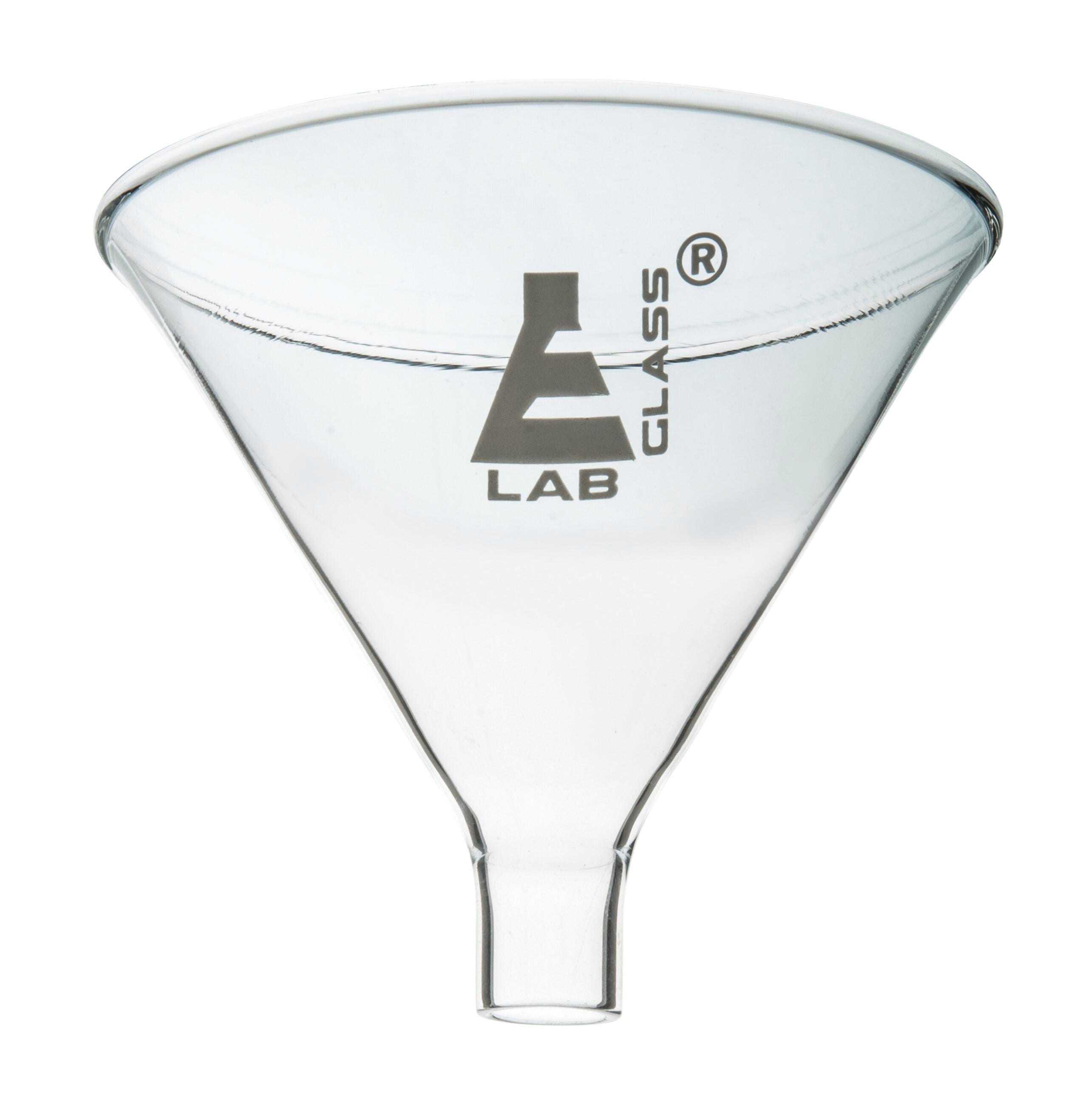 FUNNEL POWDER GLASS PLAIN 75MM