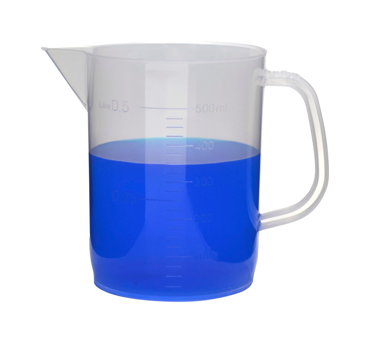 BEAKER POLY 10ML GRADUATION 500ML