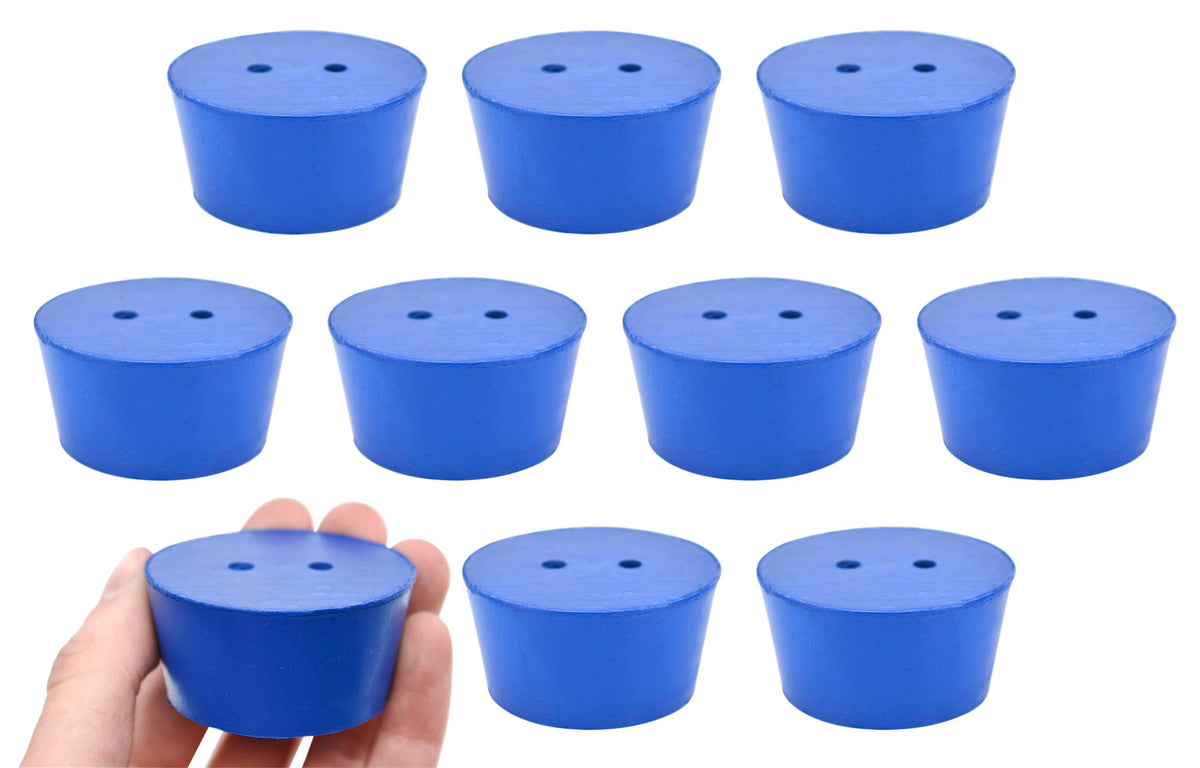 STOPPER NEO 2 HOLE ASTM SIZE NUMBER 10 10 PK