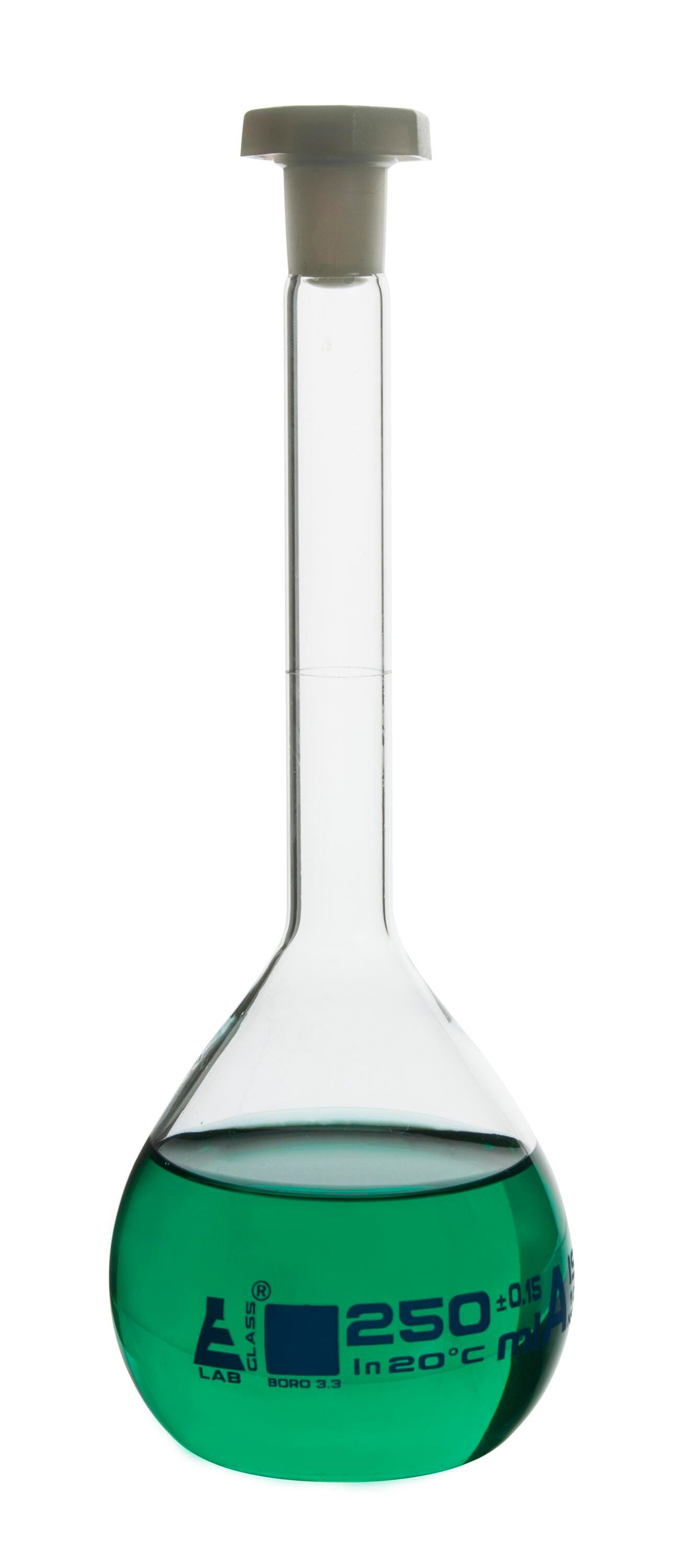 FLASK VOLUMETRIC GLASS CLASS A 250ML