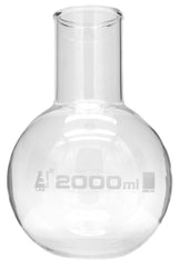 FLASK BOILING GLASS WIDE NECK 2000ML