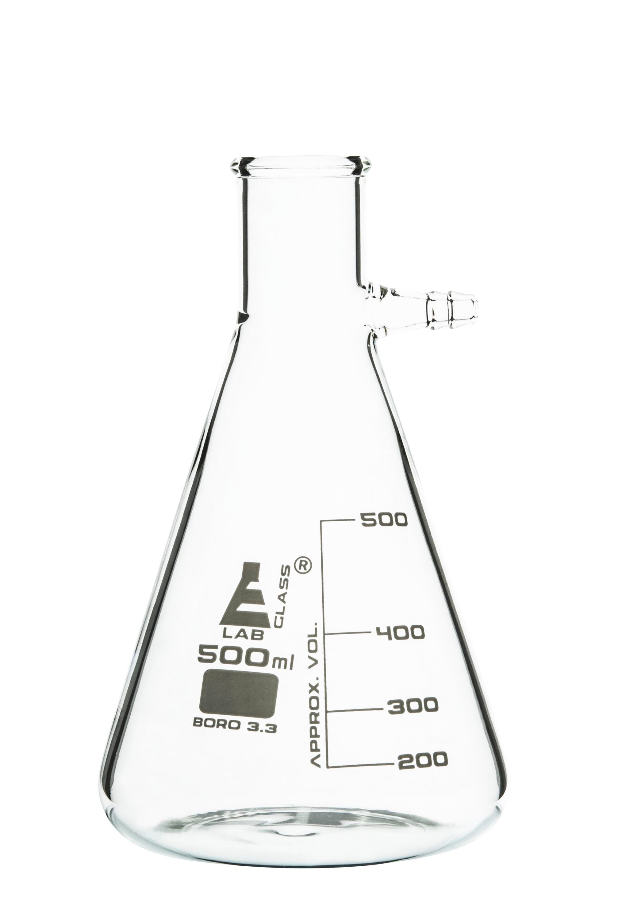 FLASK FILTERING GLASS W/ ARM 500ML