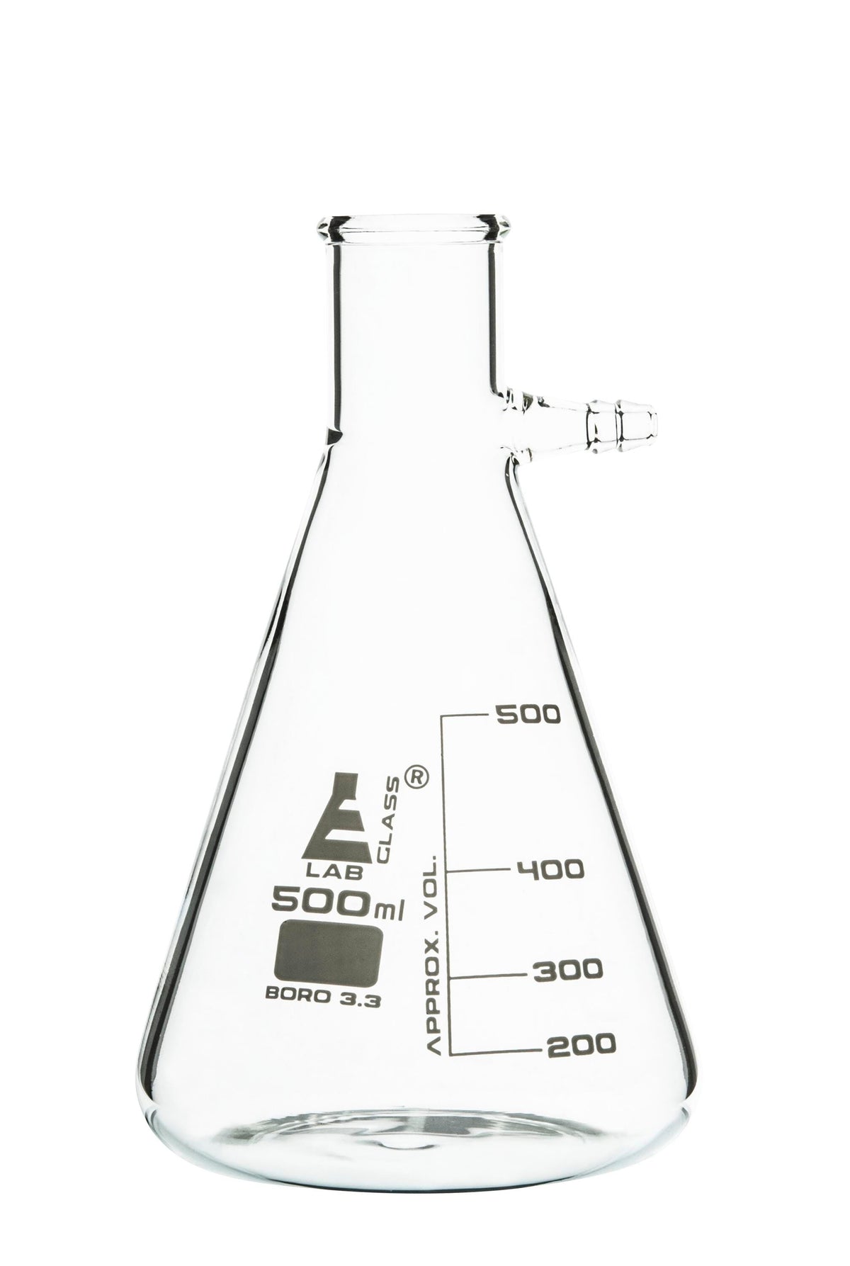 FLASK FILTERING GLASS W/ ARM 500ML