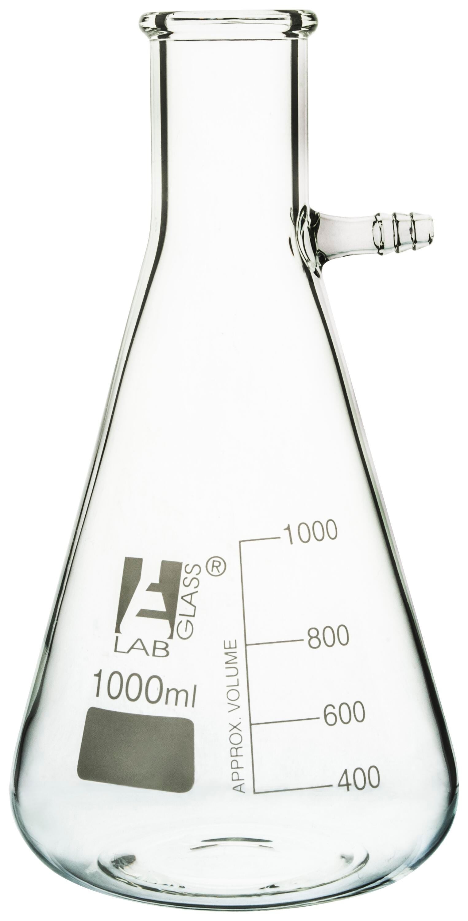 FLASK FILTERING GLASS W/ ARM 1000ML