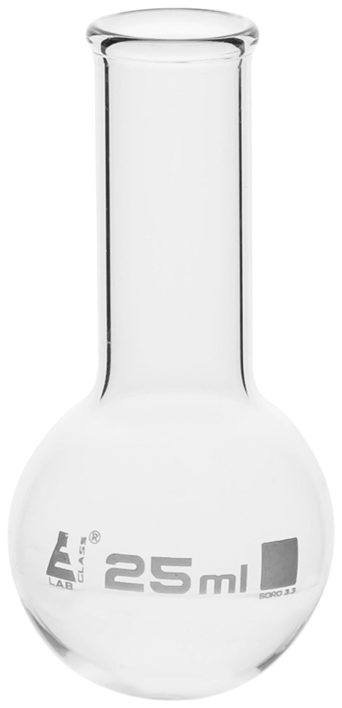 FLASK BOILING GLASS NARROW NECK 25ML