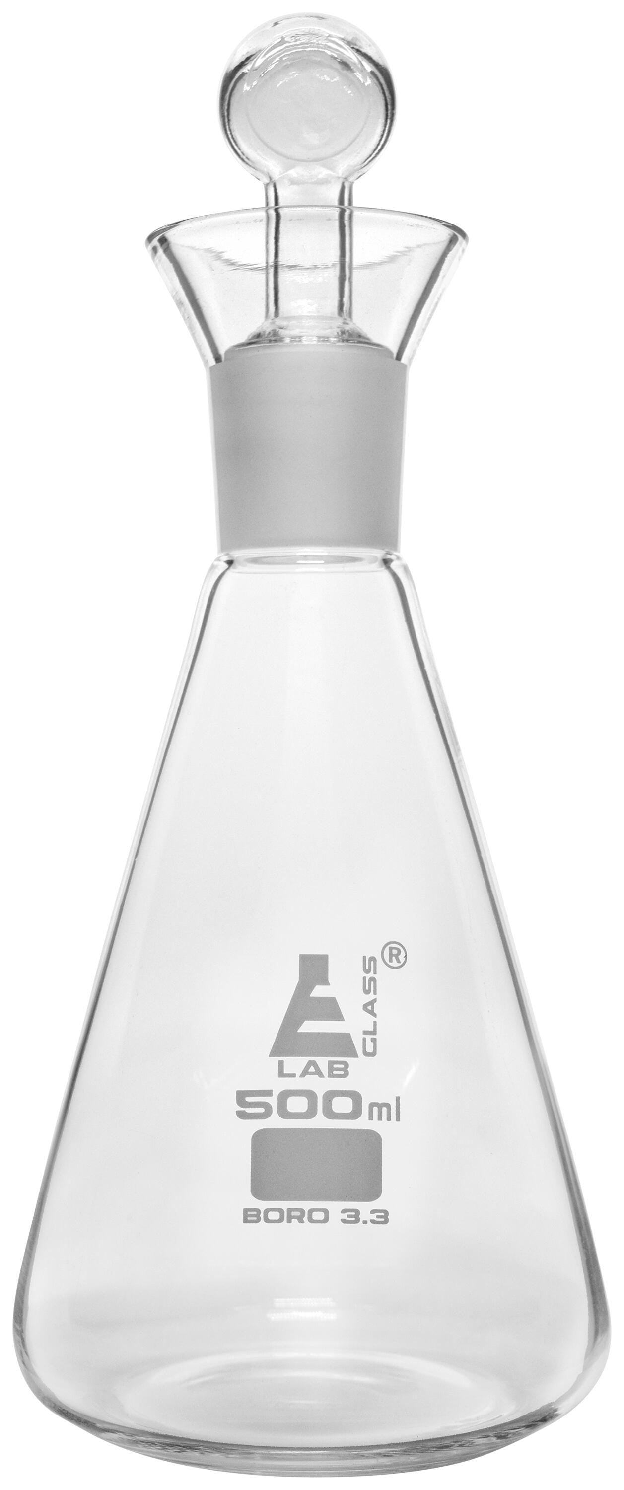 FLASK IODINE GLASS 29/32 500ML