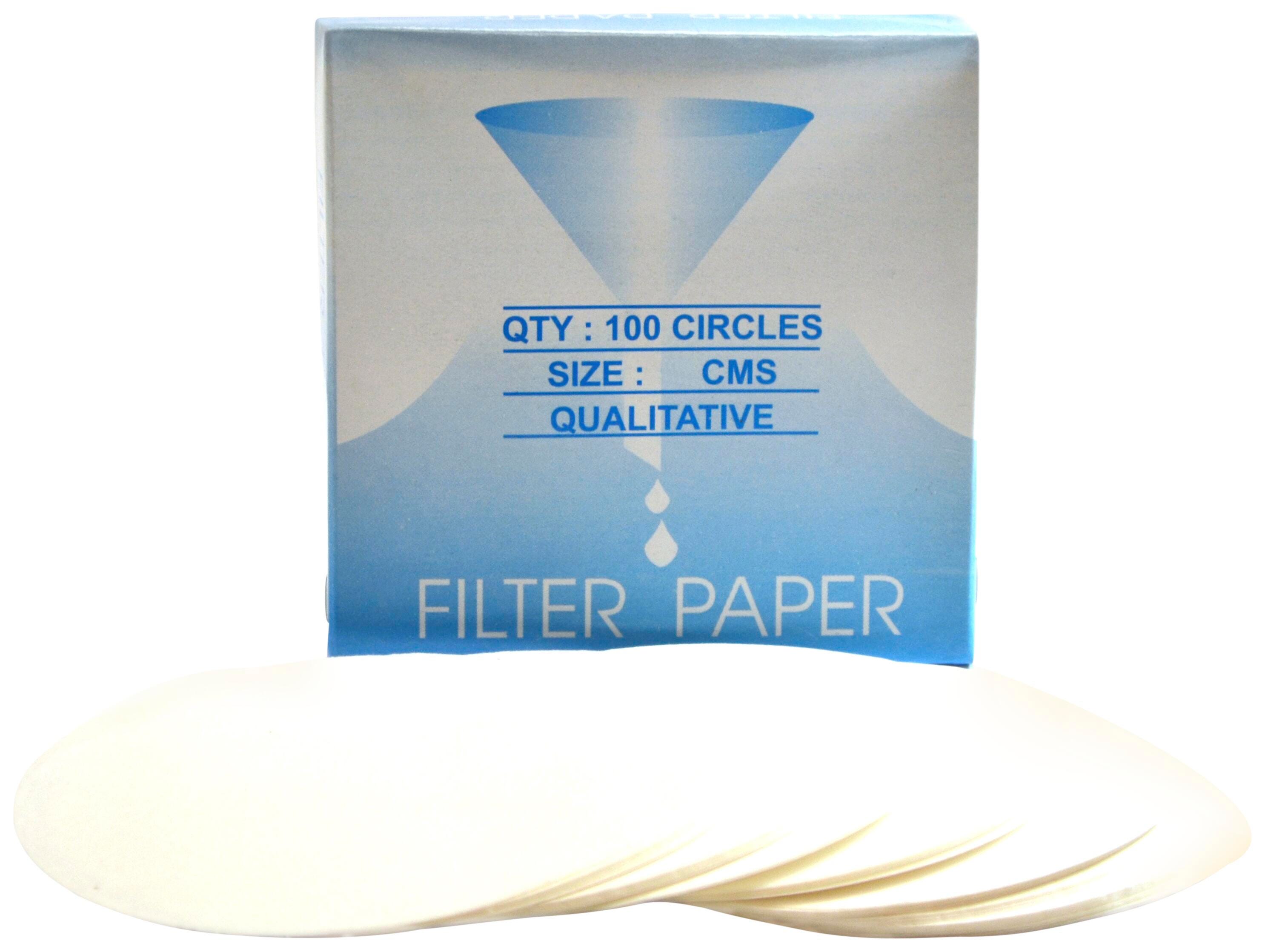 PAPER FILTER QUALITIVE 9CM DIA 100 PK