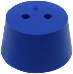 STOPPER NEO 2 HOLE ASTM SIZE NUMBER 9 10 PK