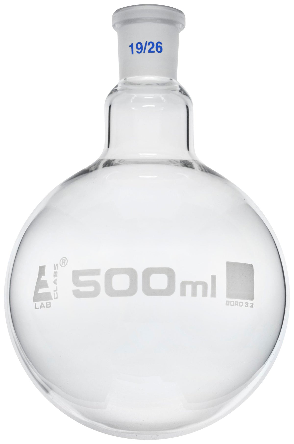 FLASK BOILING GLASS 19/26 500ML