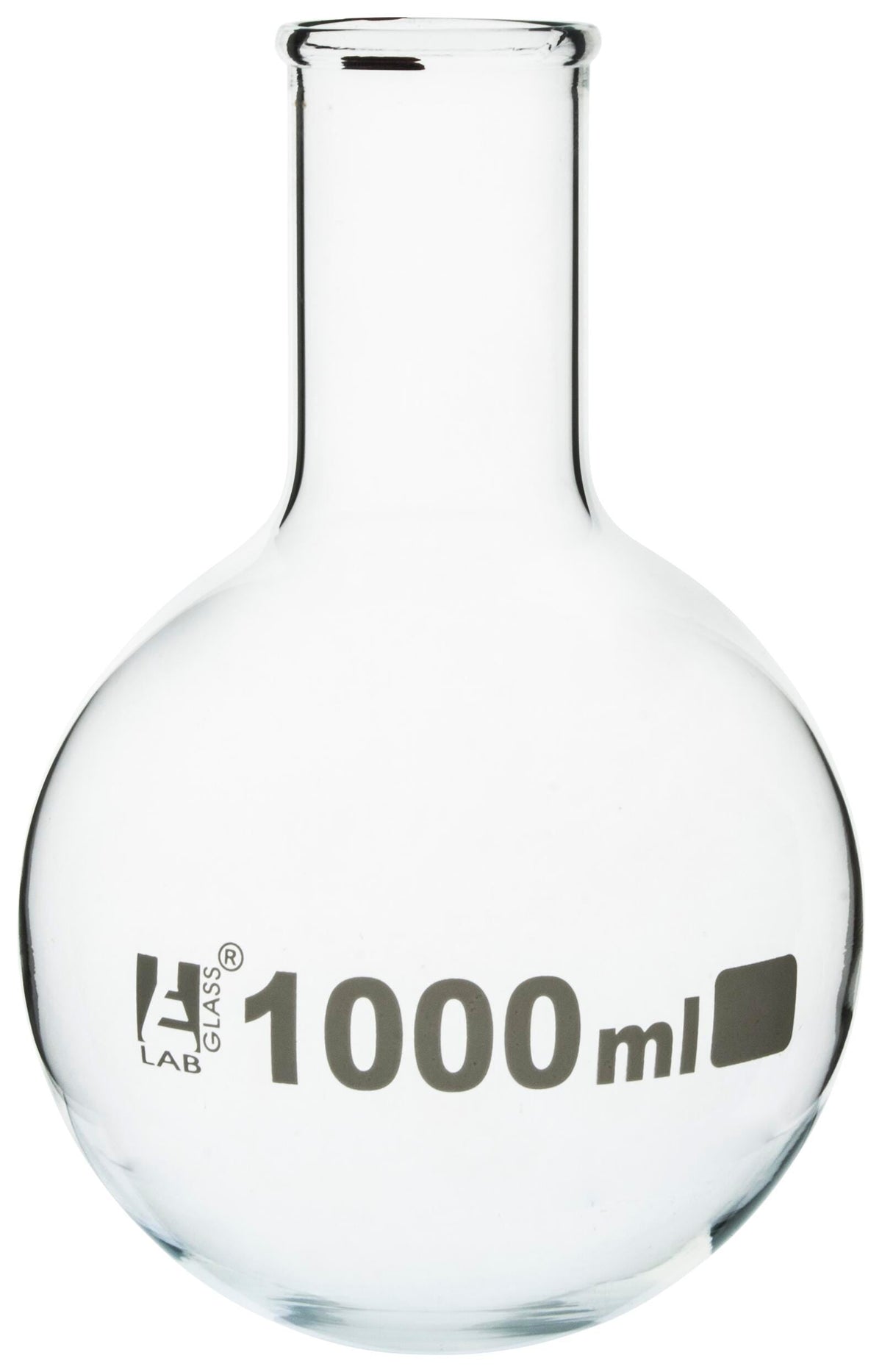 FLASK BOILING GLASS NARROW NECK 1000ML