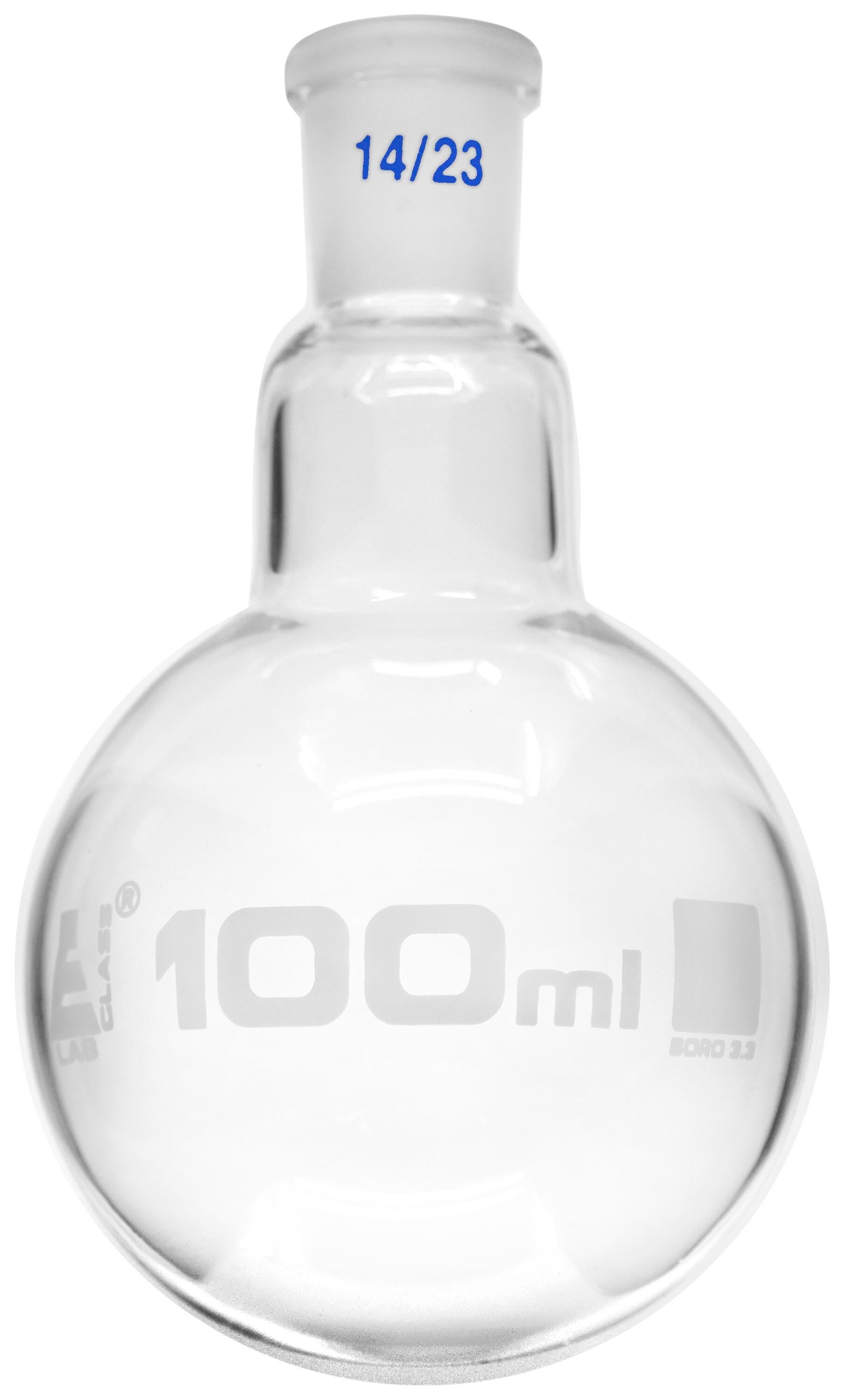 FLASK BOILING GLASS 14/23 100ML