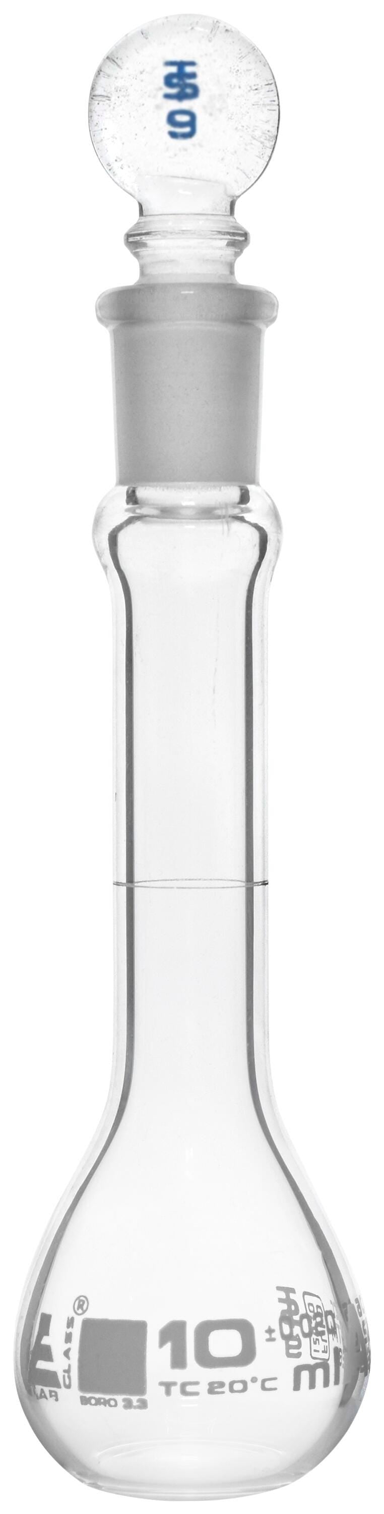 FLASK VOLUMETRIC ASTM 10MLWHITE GRAD