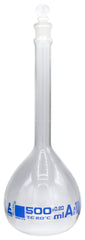 FLASK VOLUMETRIC ASTM 500MLBLUE GRAD