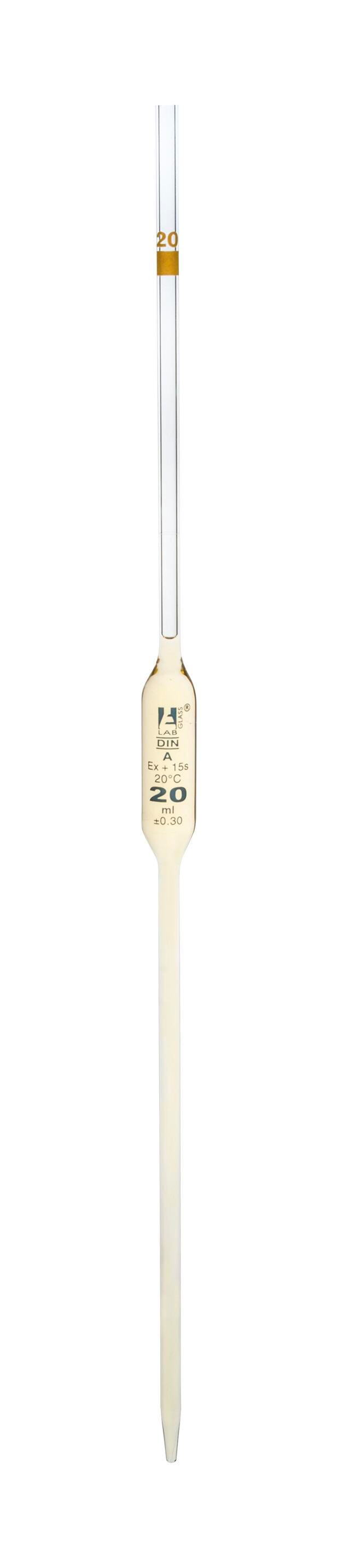 PIPETTE BULB FORM GLASS CLASS A 20ML