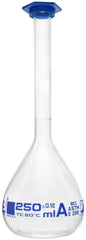 FLASK VOLUMETRIC SNAP CAP CLASS A 250ML