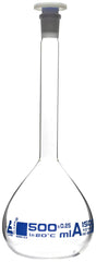 FLASK VOLUMETRIC GLASS CLASS A 500ML