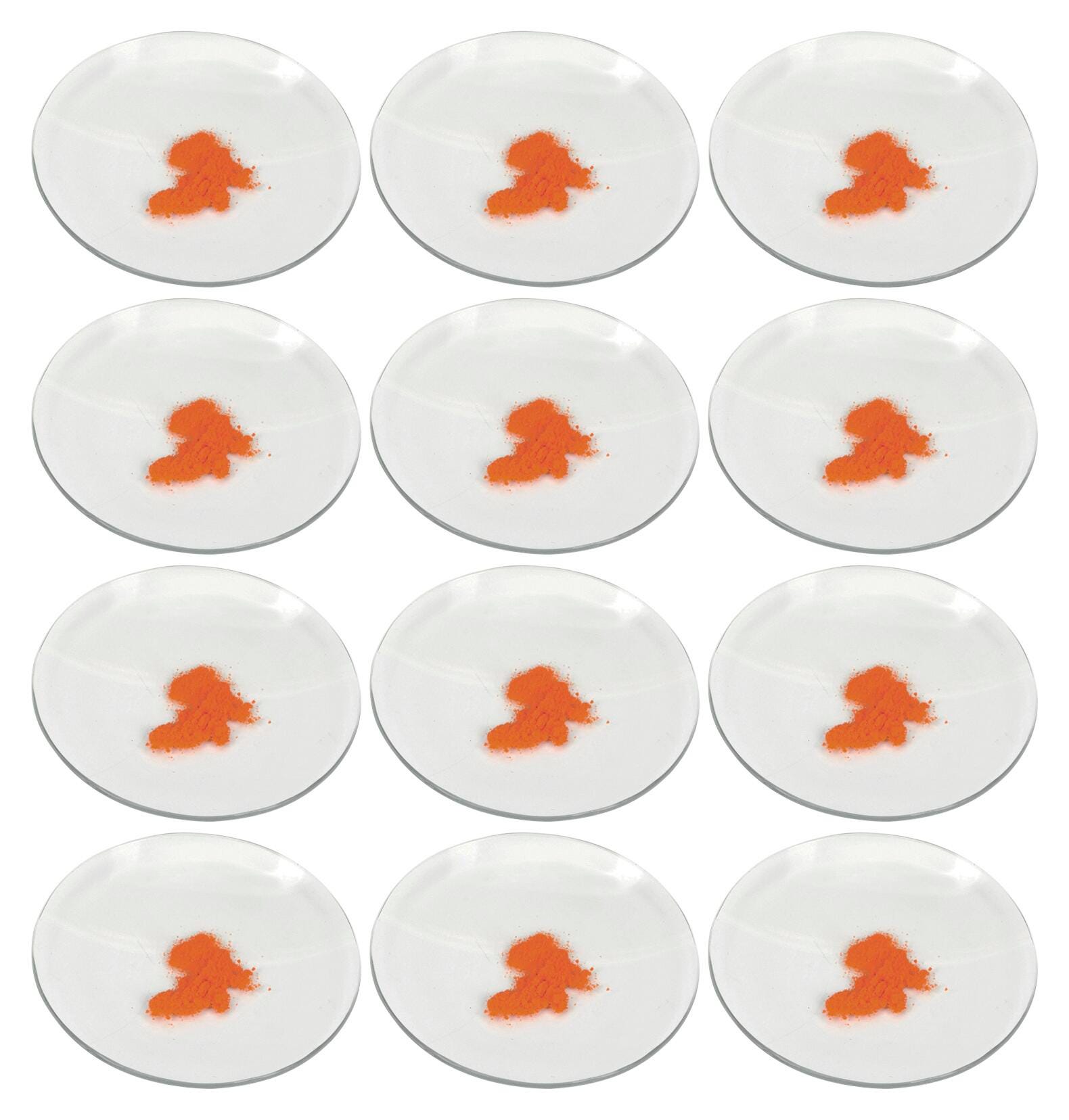 GLASS WATCH 6CM 12 PACK