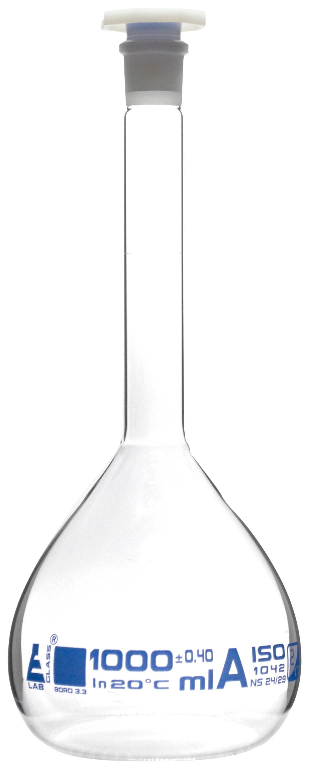FLASK VOLUMETRIC GLASS CLASS A 1000ML