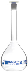 FLASK VOLUMETRIC GLASS CLASS A 1000ML