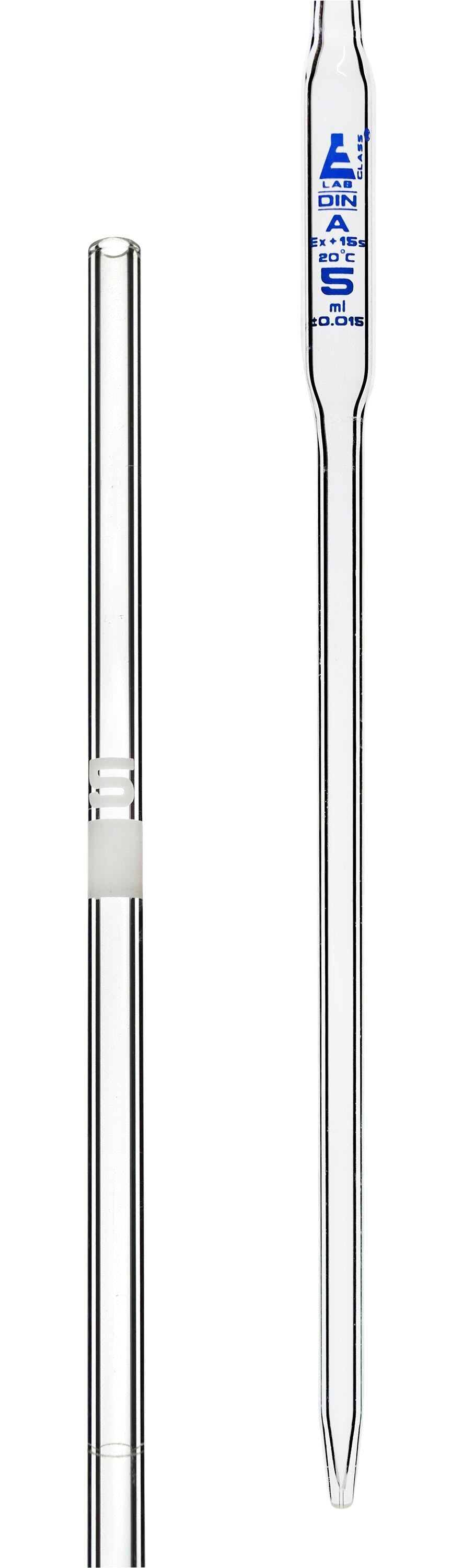 PIPETTE BULB FORM GLASS CLASS A 5ML