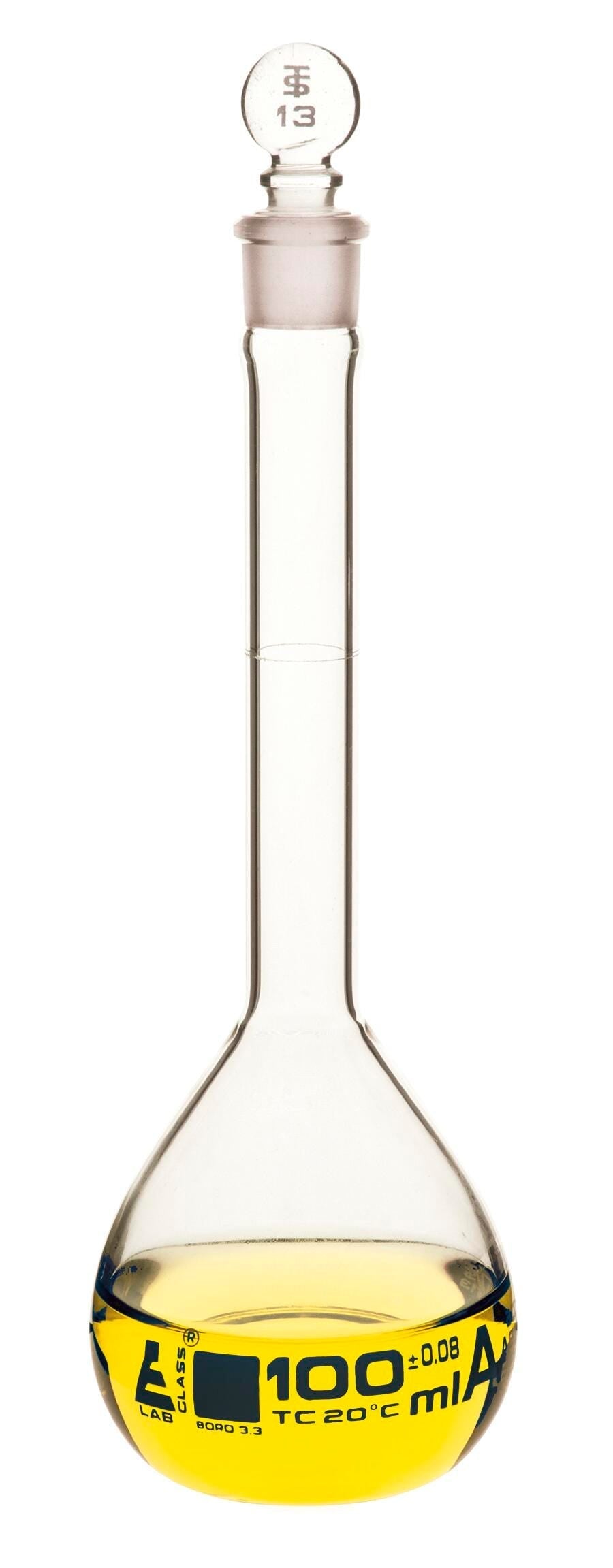 FLASK VOLUMETRIC ASTM 100MLBLUE GRAD