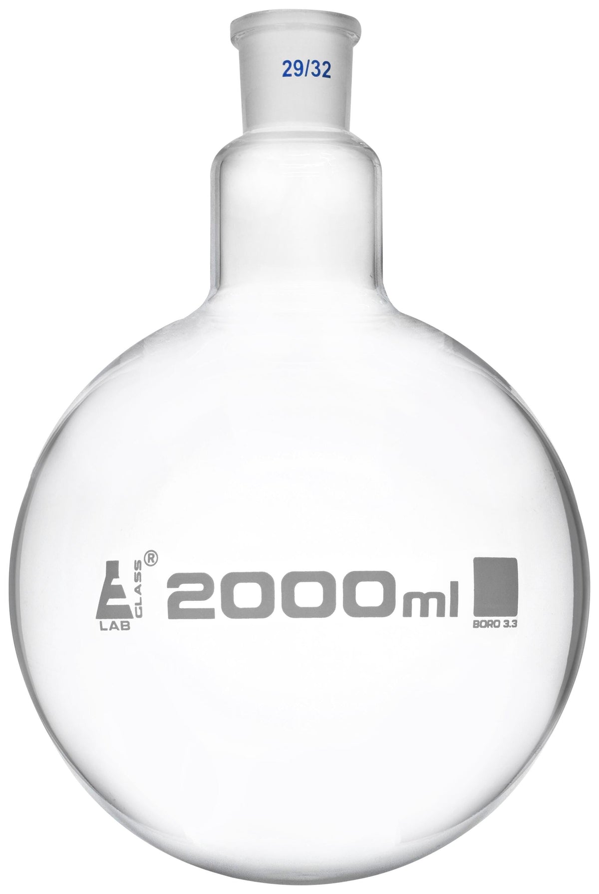 FLASK BOILING GLASS 29/32 2000ML