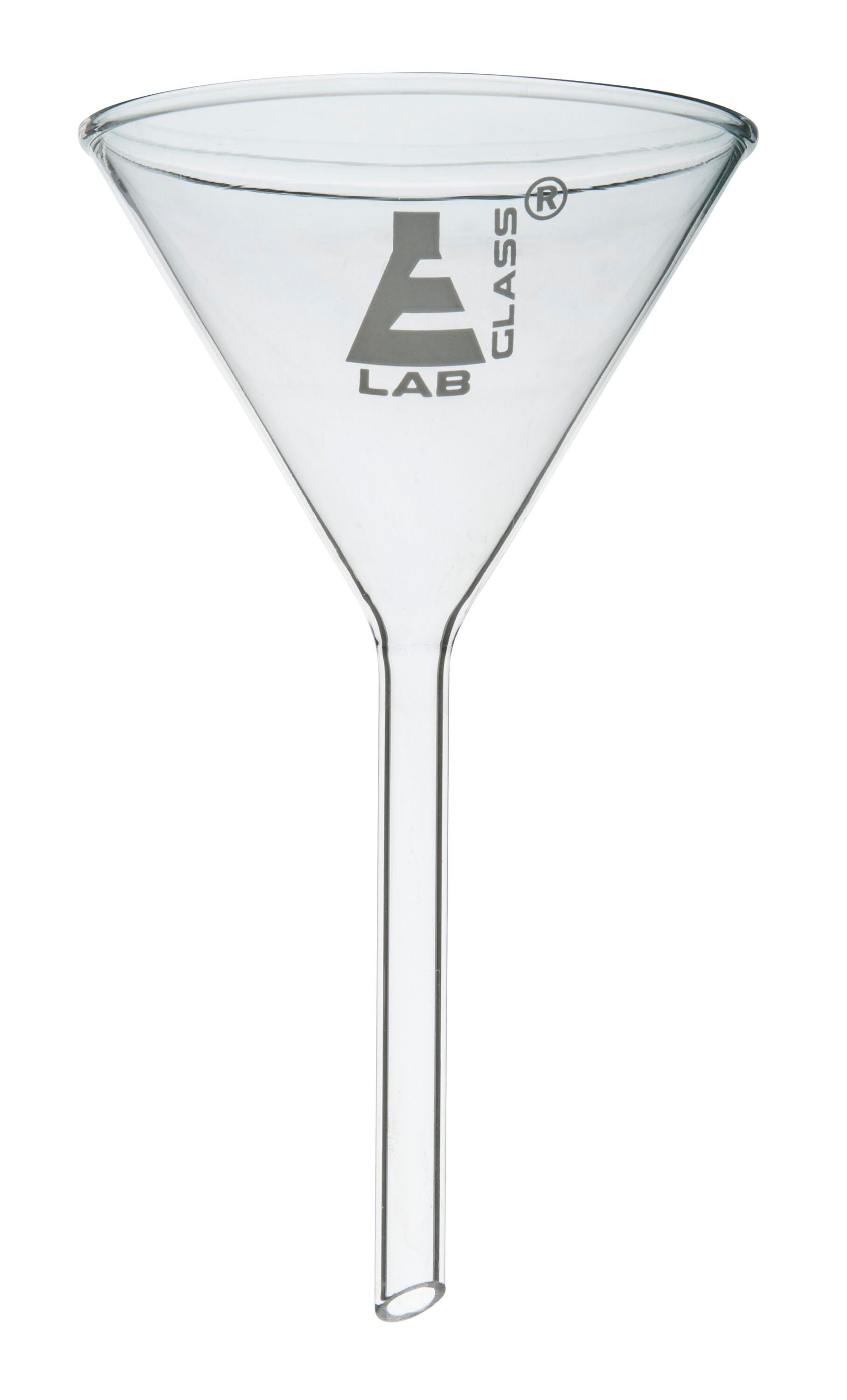 FUNNEL FILTER GLASS PLAIN 75MM